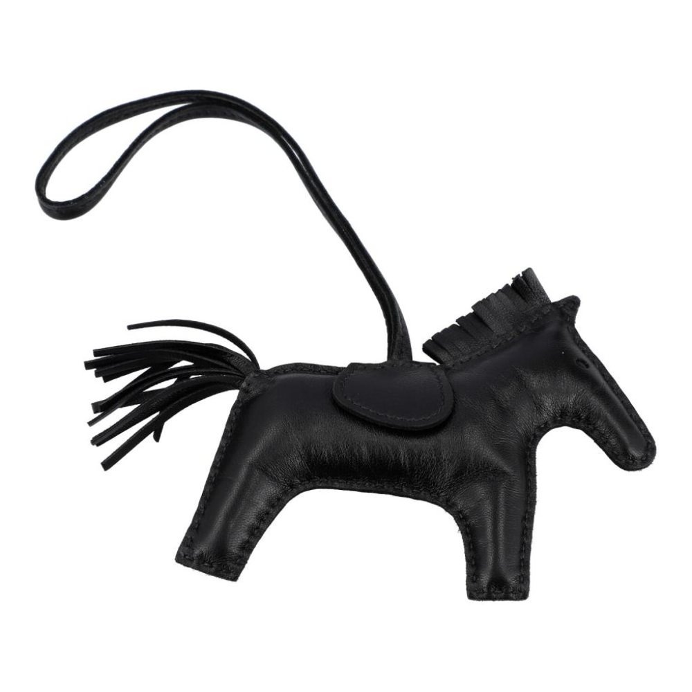 Hermès So Black Rodeo MM Bag Charm